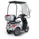 Skuter elektryczny z dachem BILI BIKE SHINO G2 GEL, 25km/h