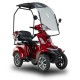 Skuter elektryczny z dachem BILI BIKE SHINO QUADRO LIT, 25km/h