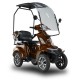 Skuter elektryczny z dachem BILI BIKE SHINO QUADRO LIT, 25km/h