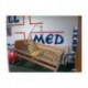 Łóżko rehabilitacyjne Burmeier Dali w zestawie z nowym materacem przeciwodleżynowym bąbelkowym i materacem piankowym 200x90x5cm