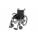 Wózek inwalidzki ręczny stalowy ANTR AT52307 z szybkozłączkami