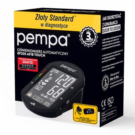 Ciśnieniomierz PEMPA BP200 automatyczny AFIB TOUCH