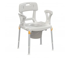 Krzesło prysznicowo-toaletowe z wiaderkiem