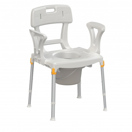 Krzesło prysznicowo-toaletowe z wiaderkiem