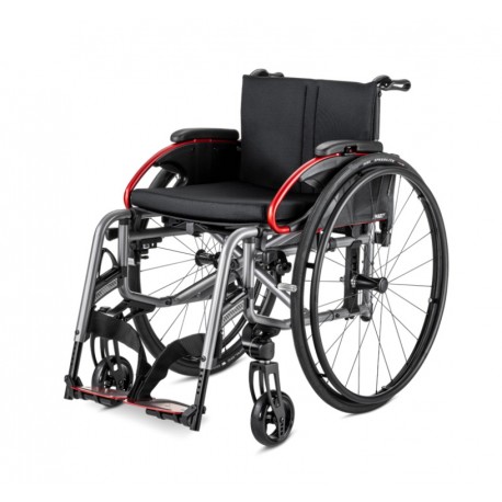 Wózek inwalidzki aktywny ze stopów lekkich Smart S