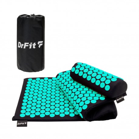 DrFit Mata do akupresury krótka z poduszką i torbą