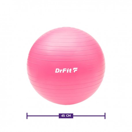 DrFit Piłka do ćwiczeń fitness i rehabilitacji z pompką elastyczna stabilizująca różne rozmiary