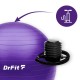 DrFit Piłka do ćwiczeń fitness i rehabilitacji z pompką elastyczna stabilizująca różne rozmiary