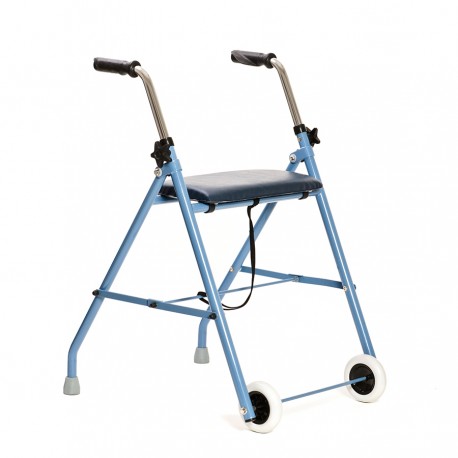 Podpórka rehabilitacyjna 4-kołowa, aluminiowa. PRESTIGE