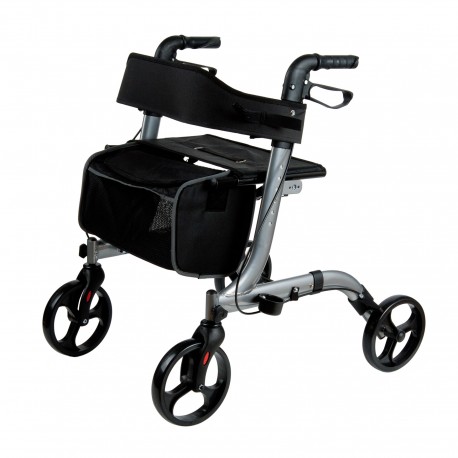 Podpórka rehabilitacyjna 4-kołowa, aluminiowa. PRESTIGE